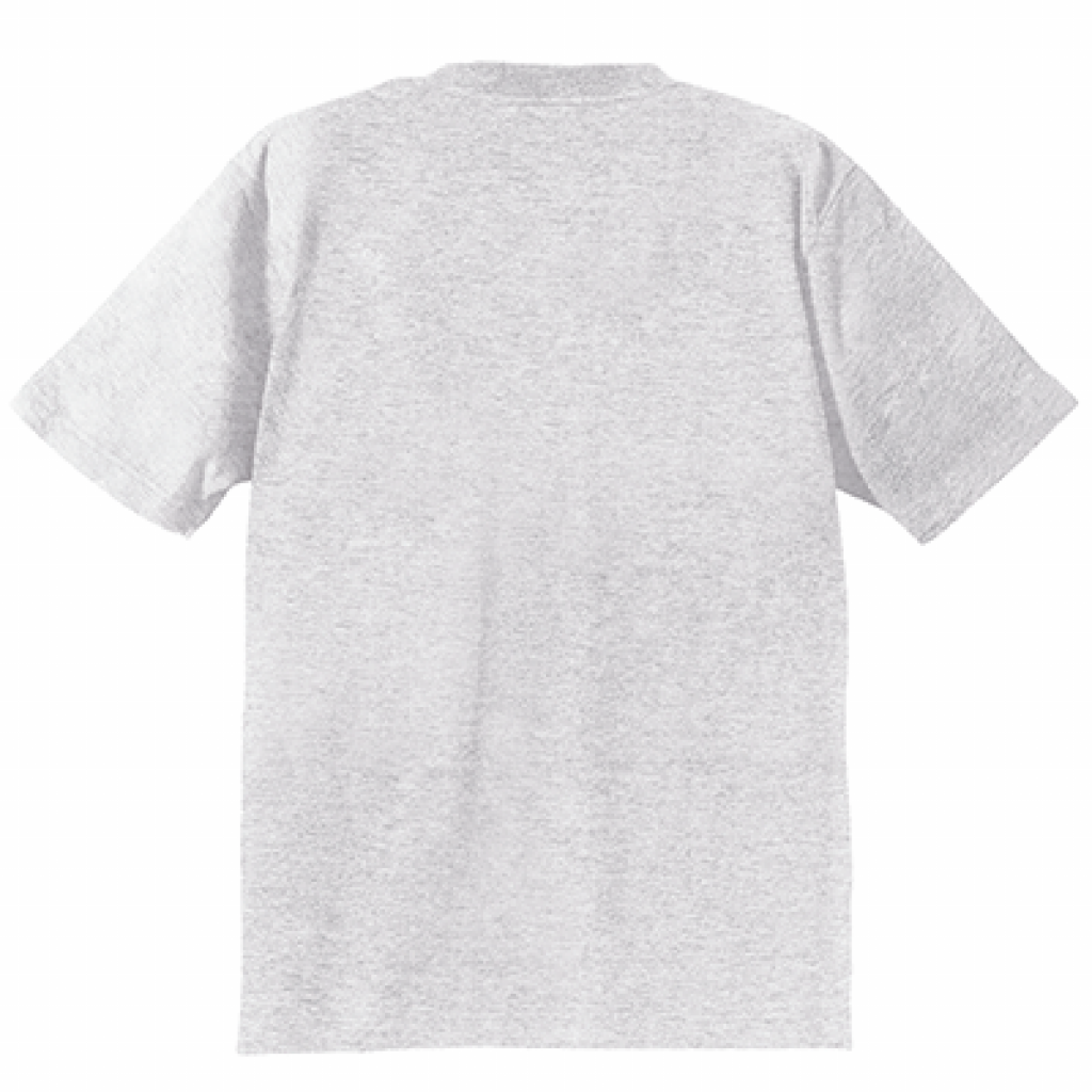 プリントTシャツ 6.2oz グレー