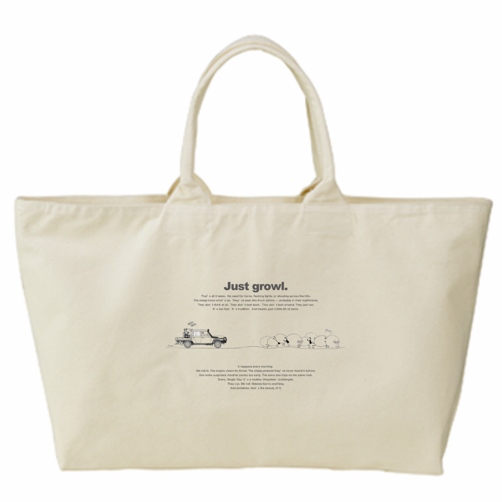 ジップキャンバストートバッグ 25L