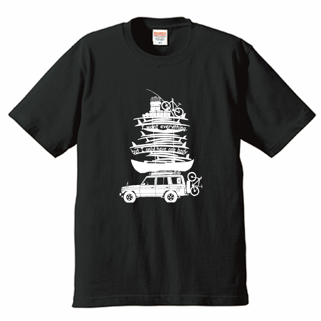 半袖Tシャツ ブラック 6.2oz
