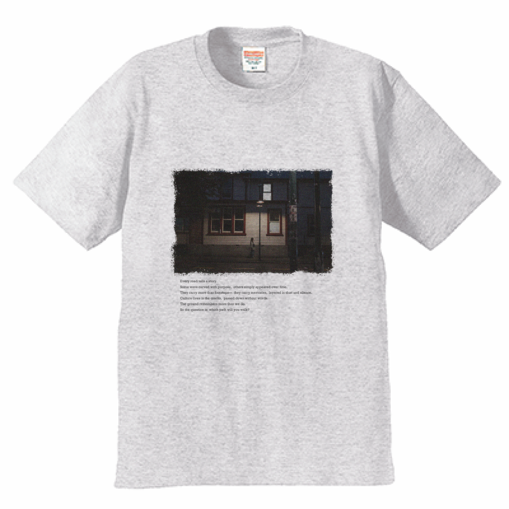 プリントTシャツ 6.2oz グレー