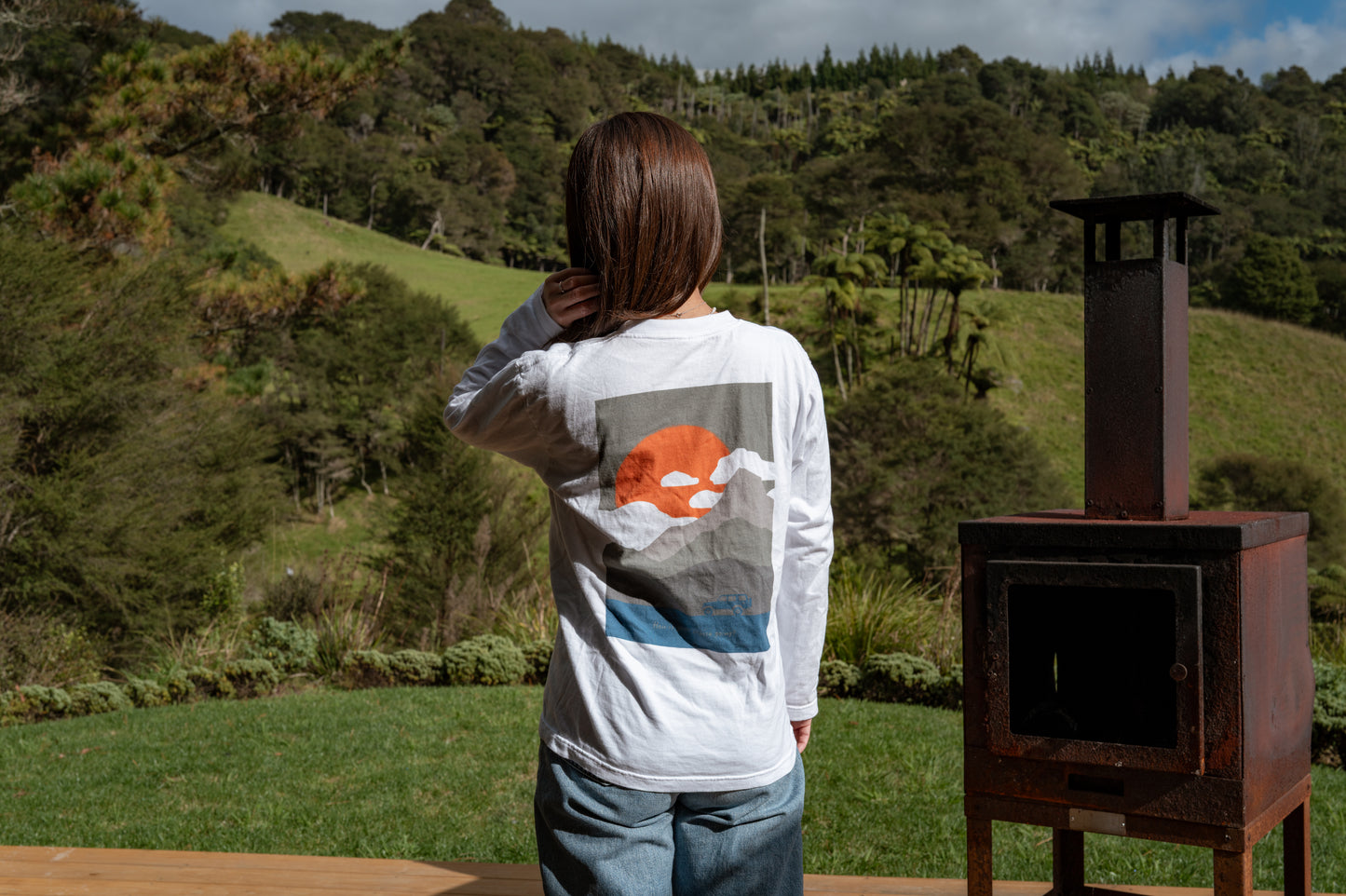ロングTシャツ ホワイト 6.2oz