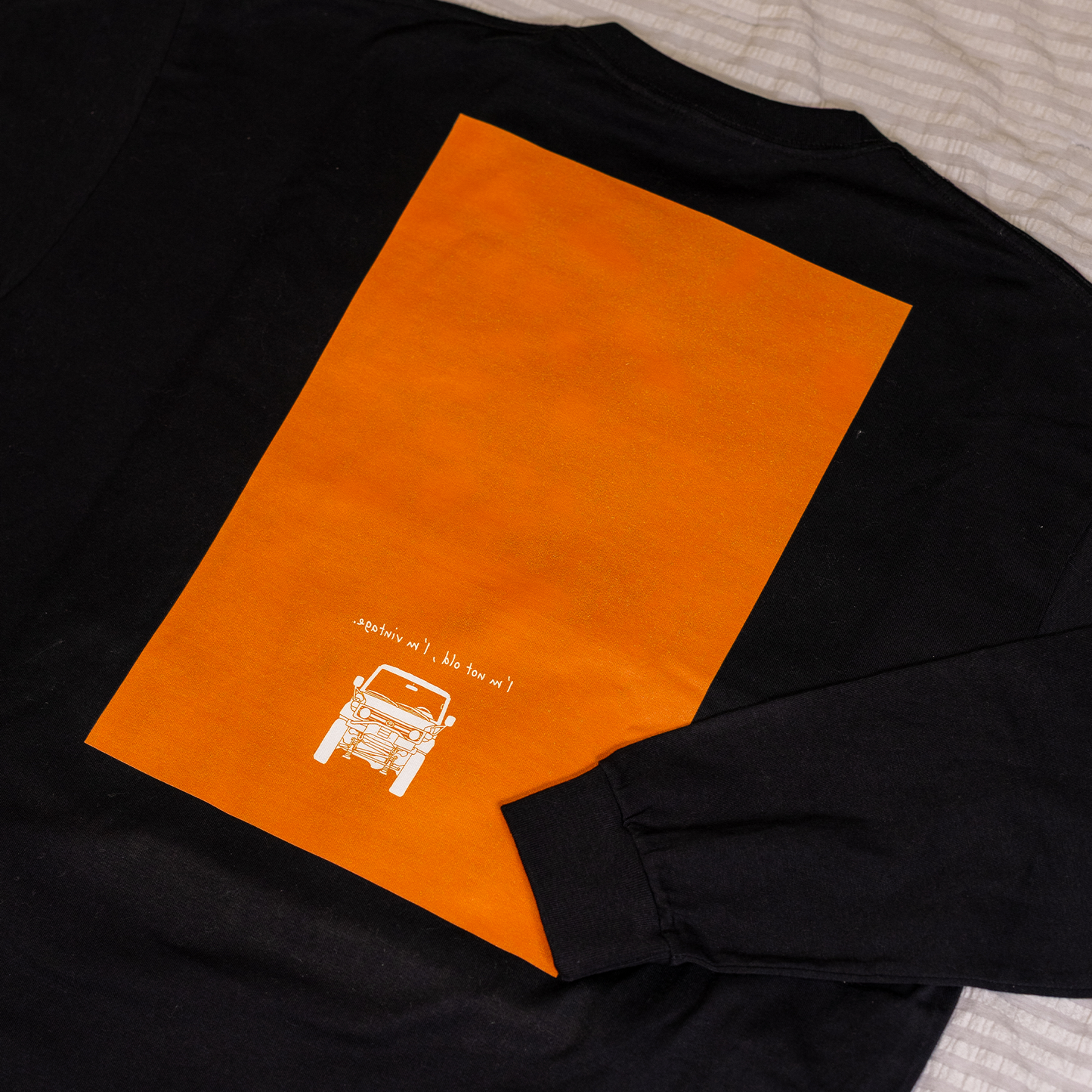 ロングTシャツ ブラック 6.2oz
