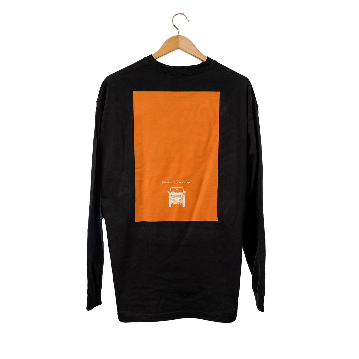 ロングTシャツ ブラック 6.2oz