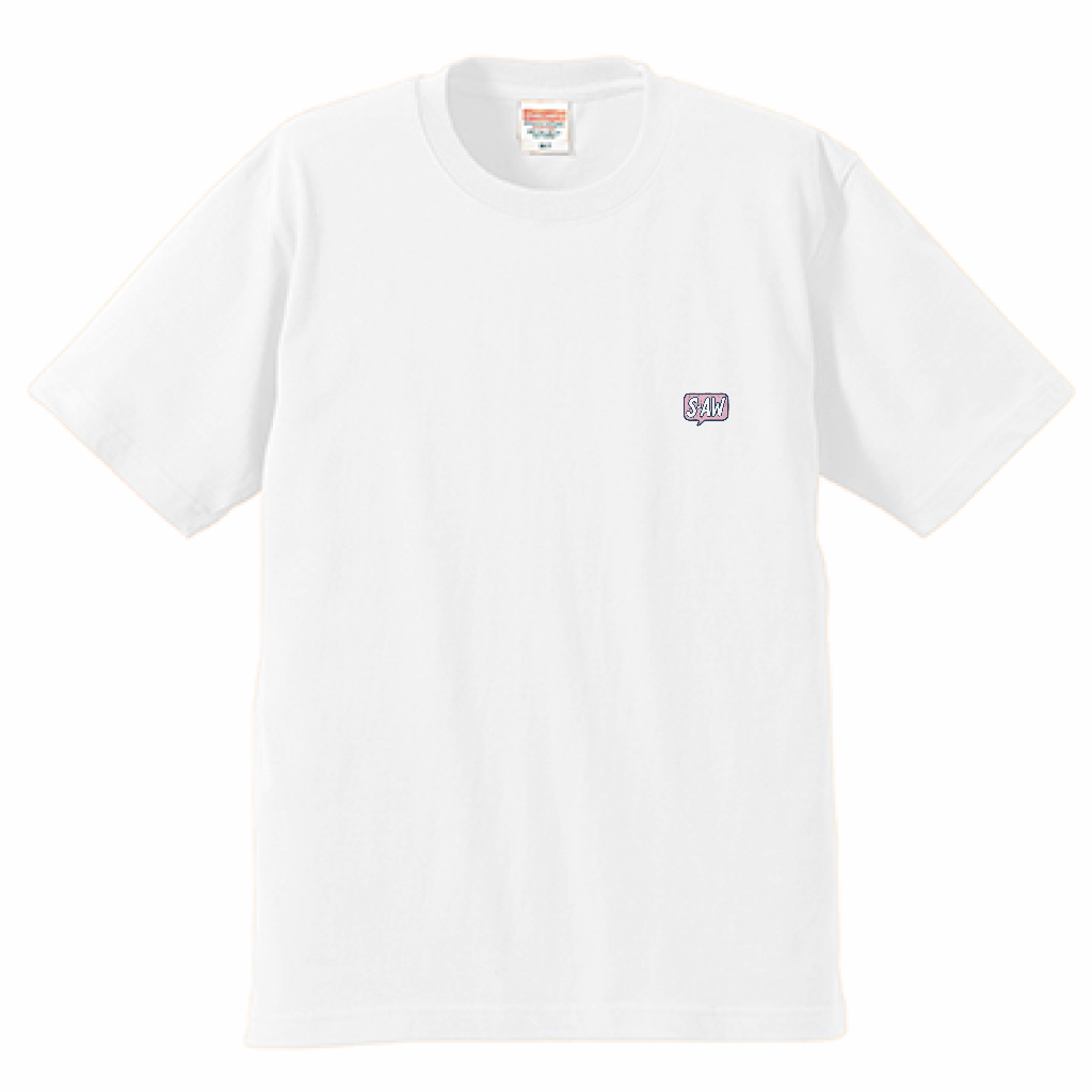 バックプリントTシャツ 6.2oz ホワイト