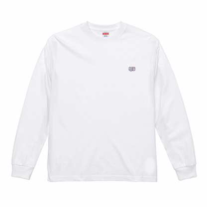 バックプリント ロングTシャツ 6.2oz ホワイト